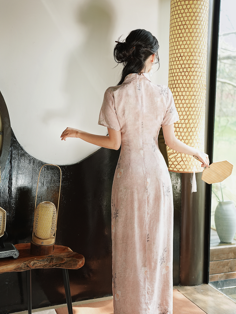 New Chinese Style Improved Qipao Dress for Girls - Style 70990f - Image 4